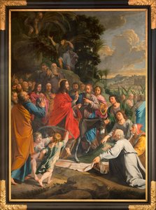 De Intocht van Christus in Jeruzalem door Philippe de Champaigne